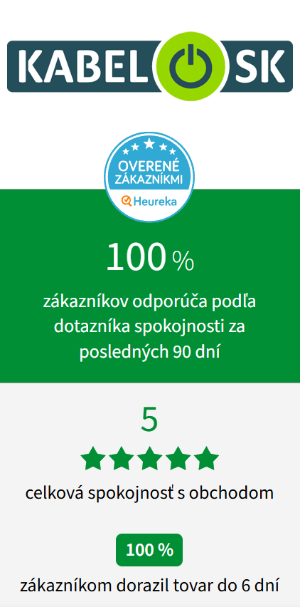 KABEL.sk – hodnotenia zákazníkov na Heureka.sk